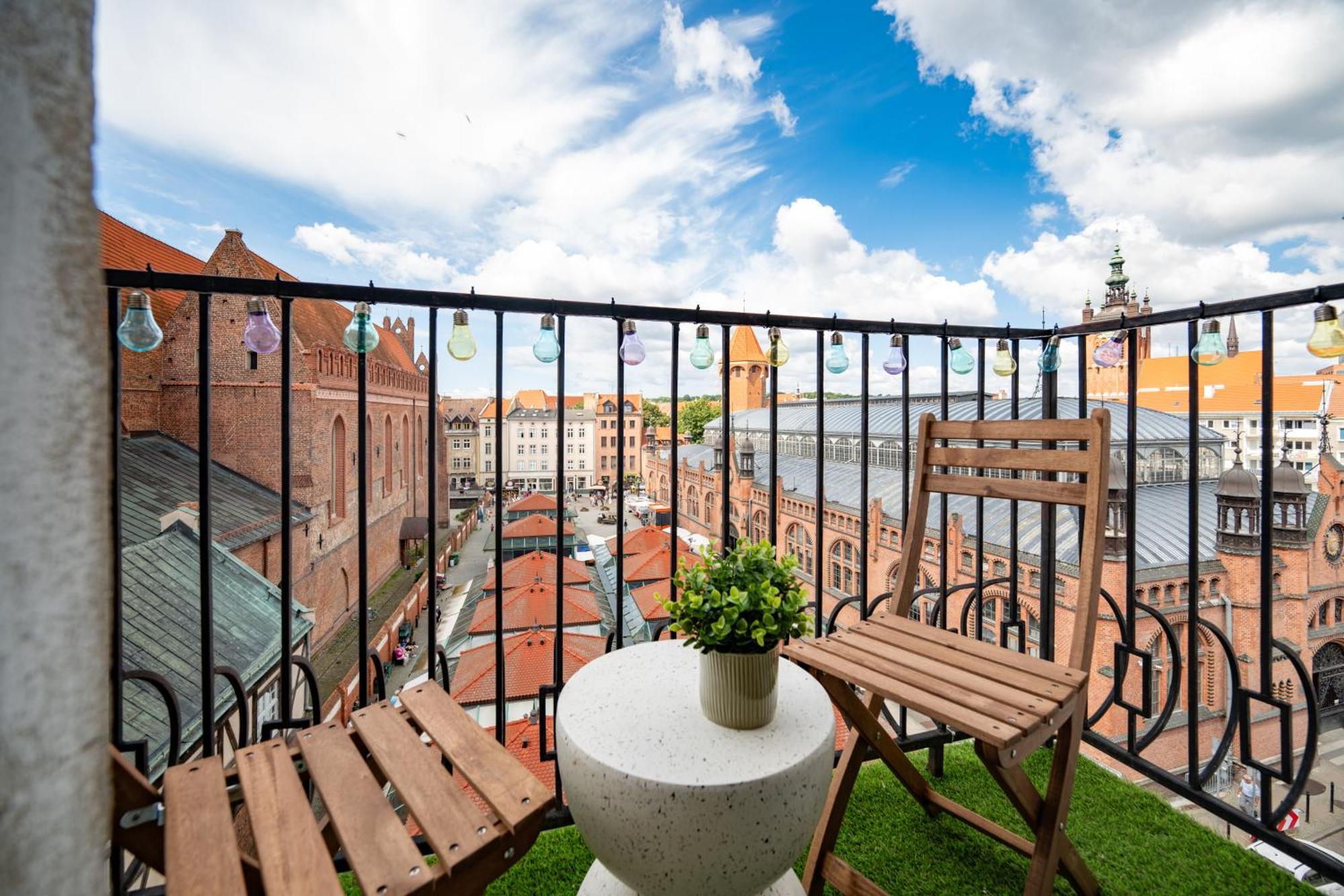 Stunning Apartment With Balcony Gdansk Luaran gambar